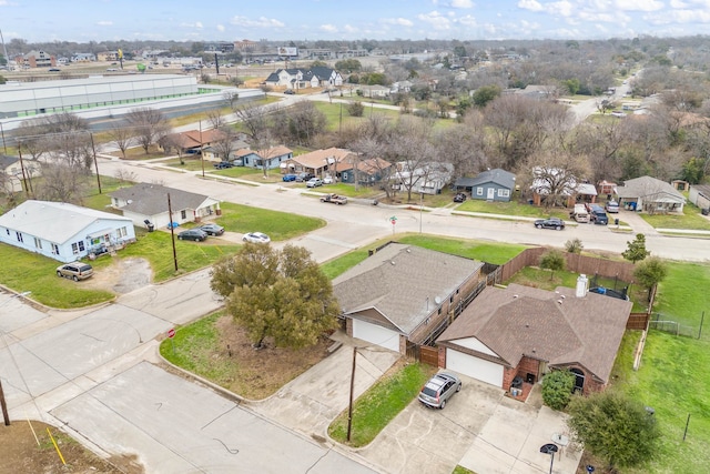 birds eye view of property featuring a residential view