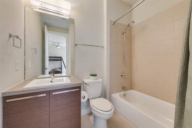 3743 Pistol Creek Dr, Frisco, TX 75034 - full bathroom with toilet, vanity, and tub / shower combination