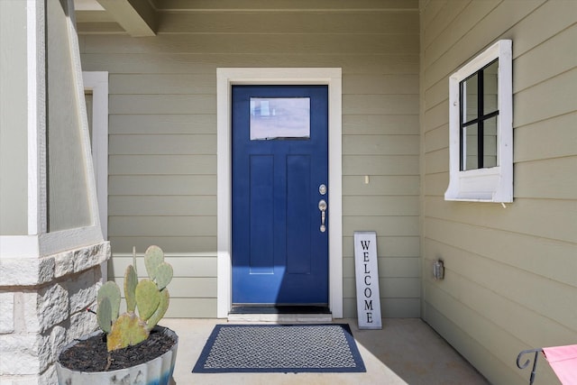 view of entrance to property