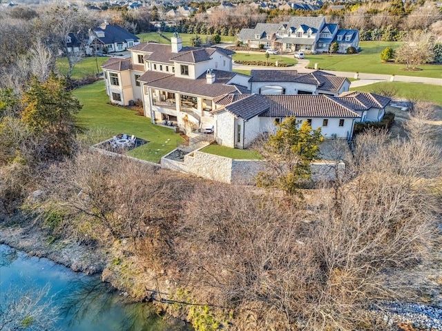 drone / aerial view featuring a residential view