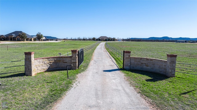 357 County Road 337, Tuscola, TX 79562 - view of street featuring a rural view and driveway