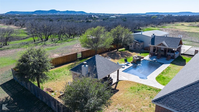 357 County Road 337, Tuscola, TX 79562 - birds eye view of property featuring a mountain view