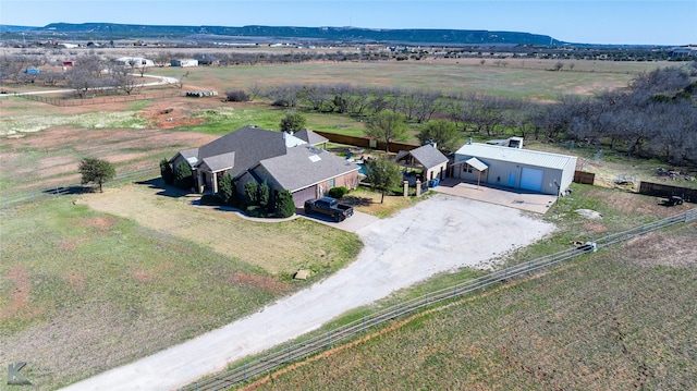 357 County Road 337, Tuscola, TX 79562 - drone / aerial view featuring a rural view
