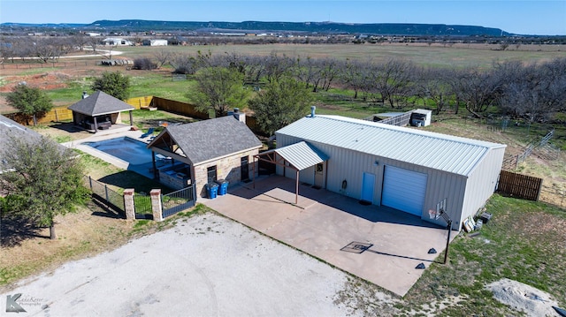 357 County Road 337, Tuscola, TX 79562 - birds eye view of property with a rural view