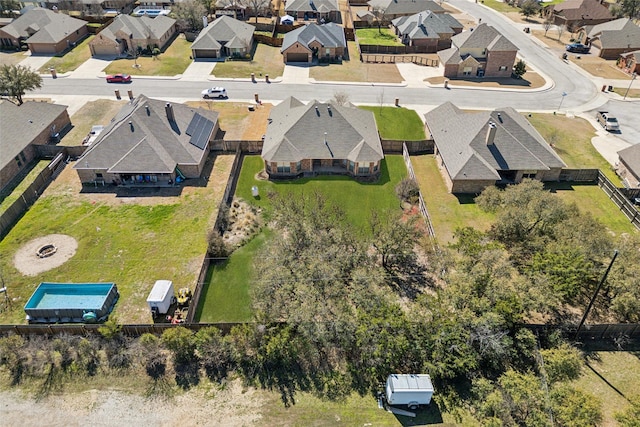 drone / aerial view featuring a residential view