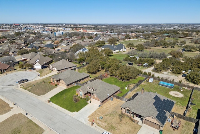 drone / aerial view featuring a residential view