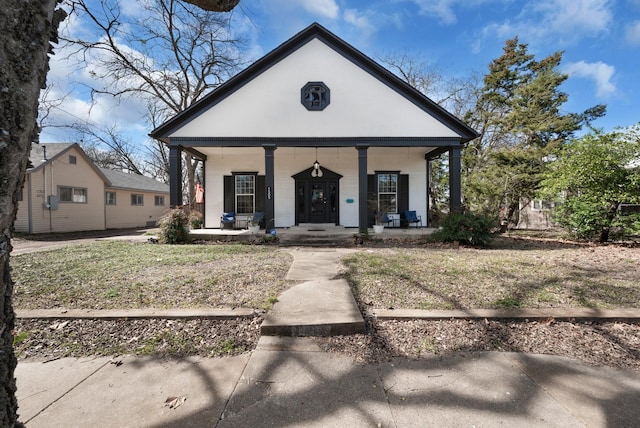 view of front of house with a porch