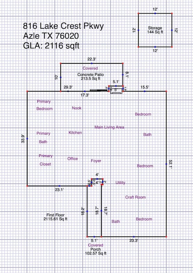 view of layout