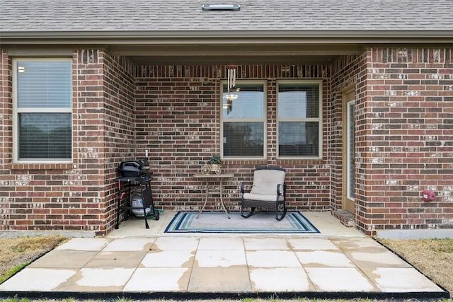 view of patio / terrace with area for grilling