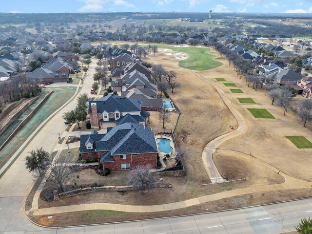 aerial view featuring a residential view