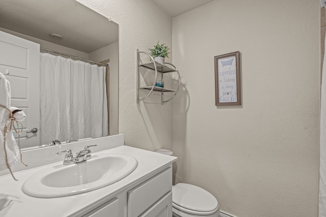4137 Agatha Ln, Celina, TX 76227 - full bathroom with a textured wall, vanity, and toilet