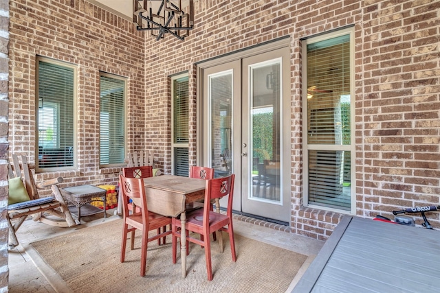 view of patio / terrace with outdoor dining area