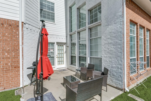 view of patio / terrace with outdoor lounge area