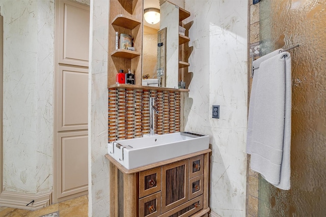 bathroom with a sink