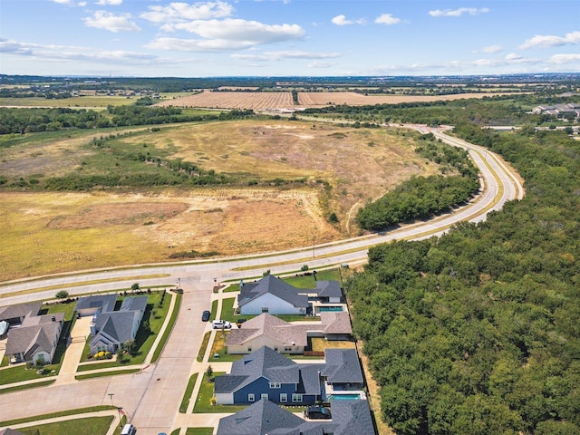 bird's eye view featuring a residential view