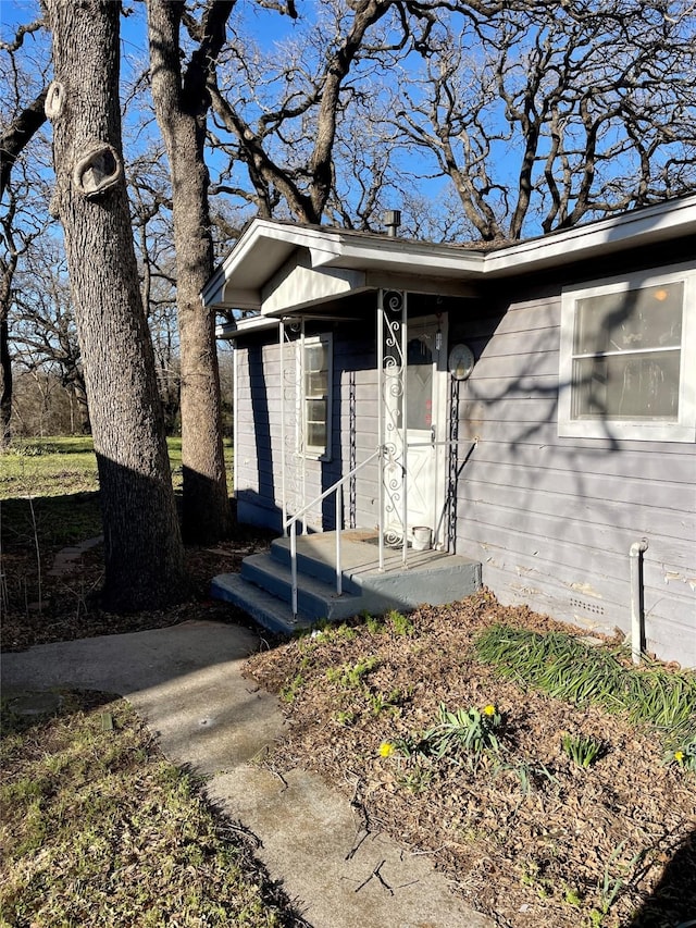 view of entrance to property