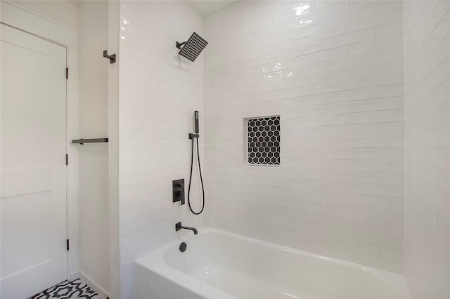 bathroom featuring shower / washtub combination