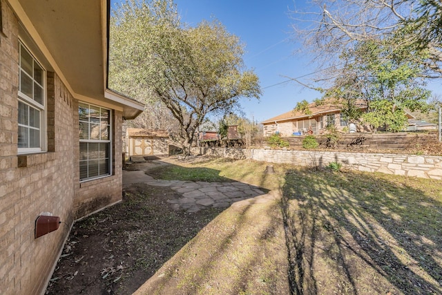 view of yard with a patio