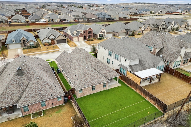 drone / aerial view featuring a residential view