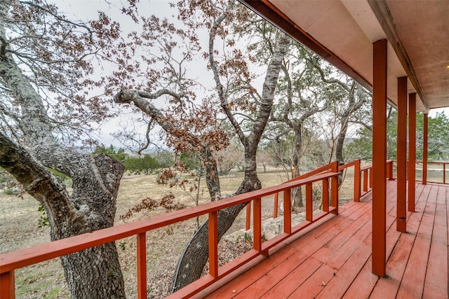 view of deck