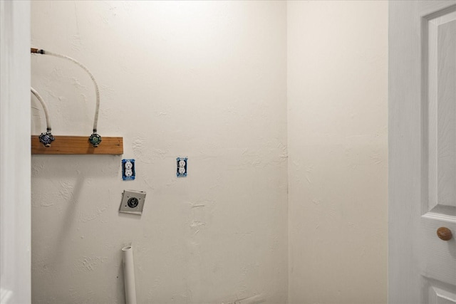 laundry room featuring laundry area and hookup for an electric dryer