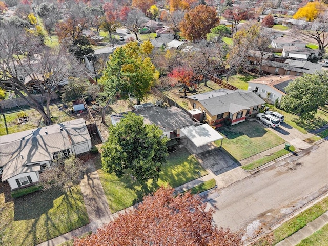 drone / aerial view featuring a residential view