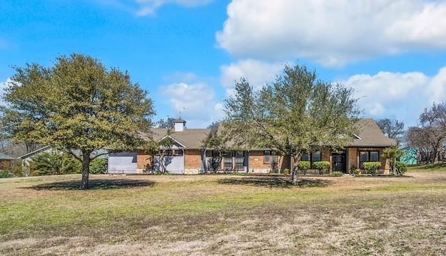 exterior space with a front lawn