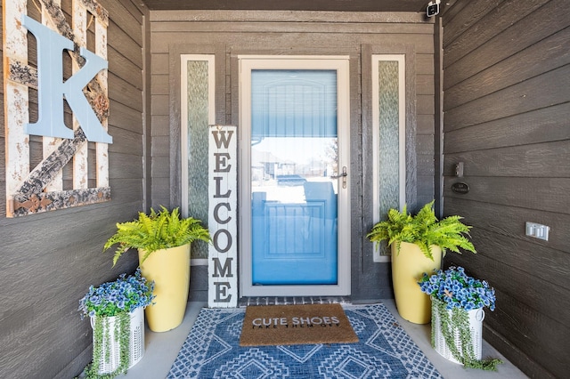 view of property entrance