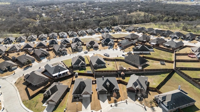 birds eye view of property featuring a residential view