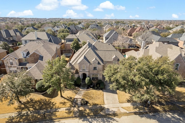 birds eye view of property featuring a residential view