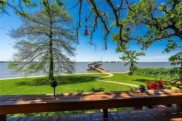 154 Ocean Dr, Gun Barrel City, TX 75156 - exterior space featuring a dock