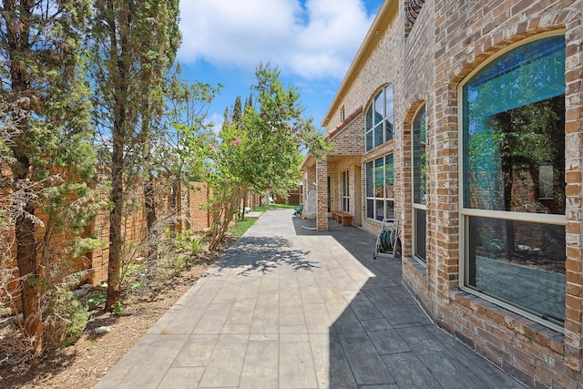 view of patio / terrace featuring a fenced backyard