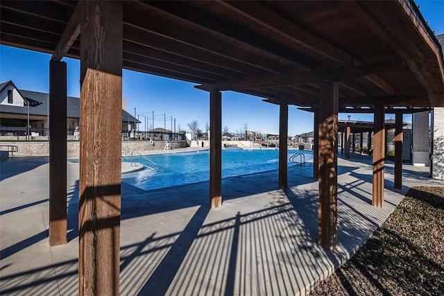 841 Holler Loop, Fort Worth, TX 76247 - community pool with a patio area
