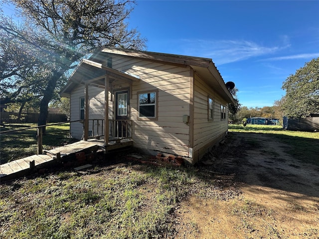 view of property exterior