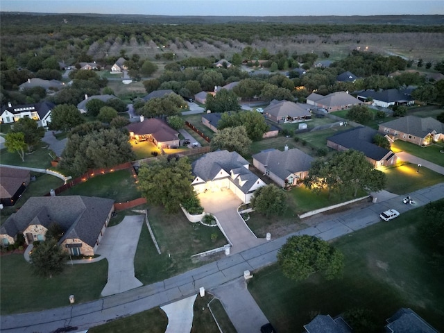 birds eye view of property featuring a residential view