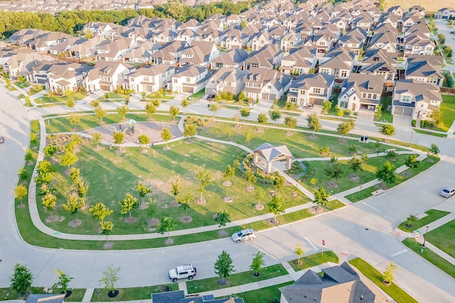 bird's eye view featuring a residential view