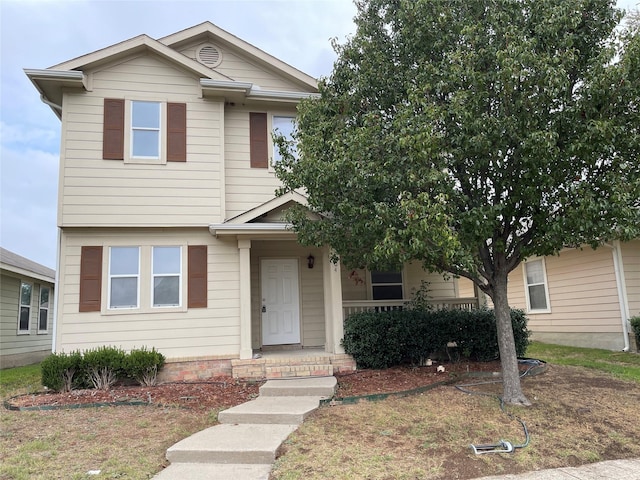 view of front of property