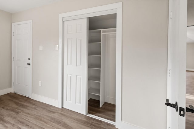 view of closet