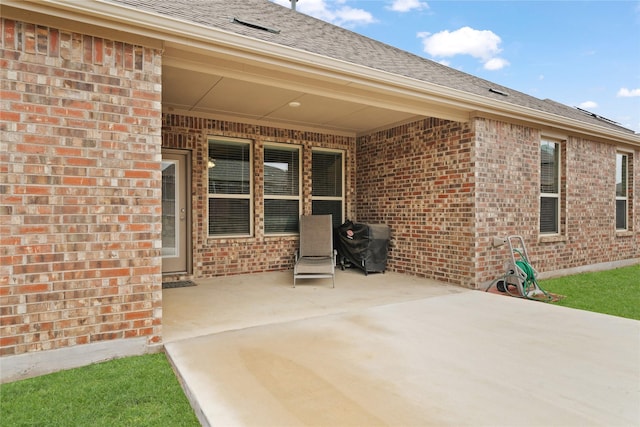 view of patio / terrace featuring area for grilling