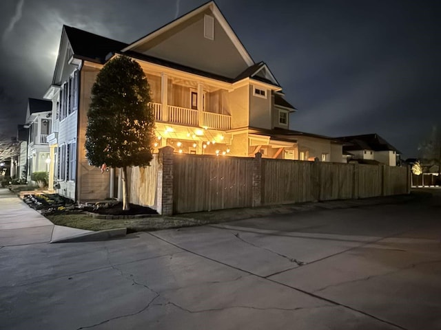 1933 Woodberry Ave, Shreveport, LA 71106 - exterior space featuring fence and a balcony