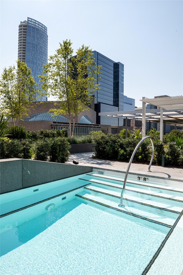 pool featuring a city view