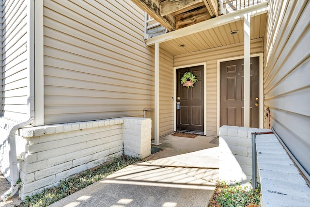 view of entrance to property