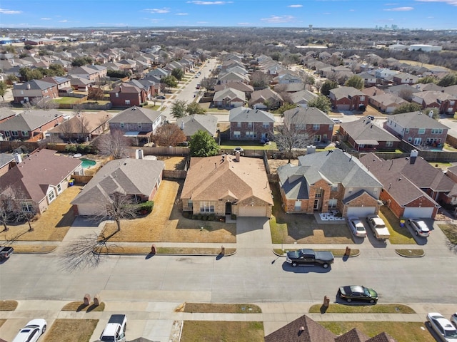 birds eye view of property featuring a residential view