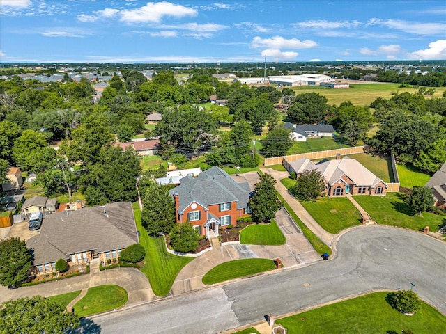 birds eye view of property featuring a residential view