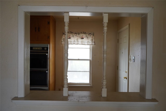 interior space with multiple ovens