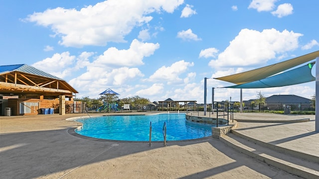 1613 Pioneer Meadow Dr, Princeton, TX 75407 - community pool featuring fence and a patio area
