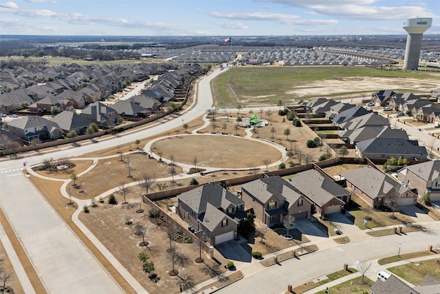 birds eye view of property featuring a residential view