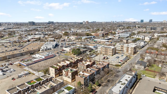 drone / aerial view featuring a view of city