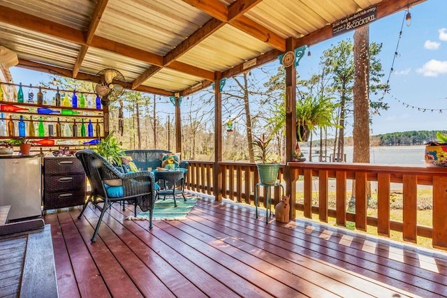 505 County Road 3420, Hawkins, TX 75765 - view of wooden terrace