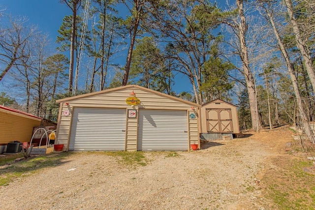 505 County Road 3420, Hawkins, TX 75765 - detached garage with cooling unit